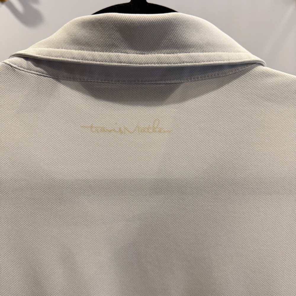 Travis Mathew LOT of Two Polo Shirts XL Gray White Colorblock, Blue Cactus Print - Picture 7 of 12